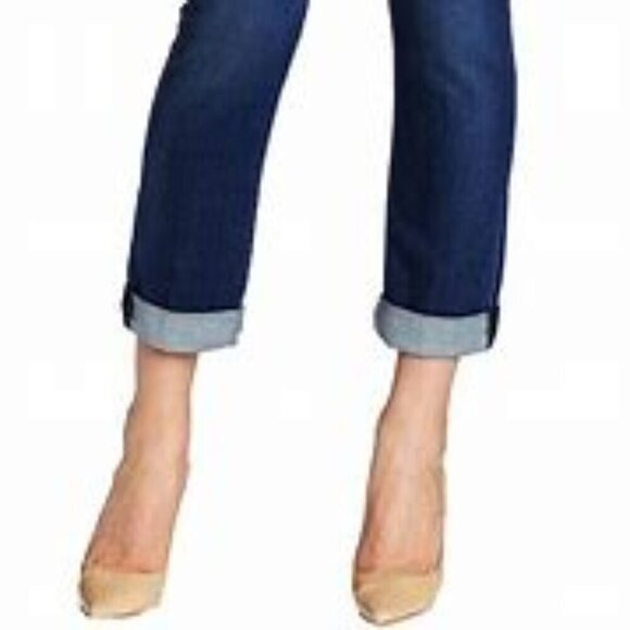 Hudson Bacara Crop Straight Cuffed Jeans, Size 25 - Picture 3 of 14